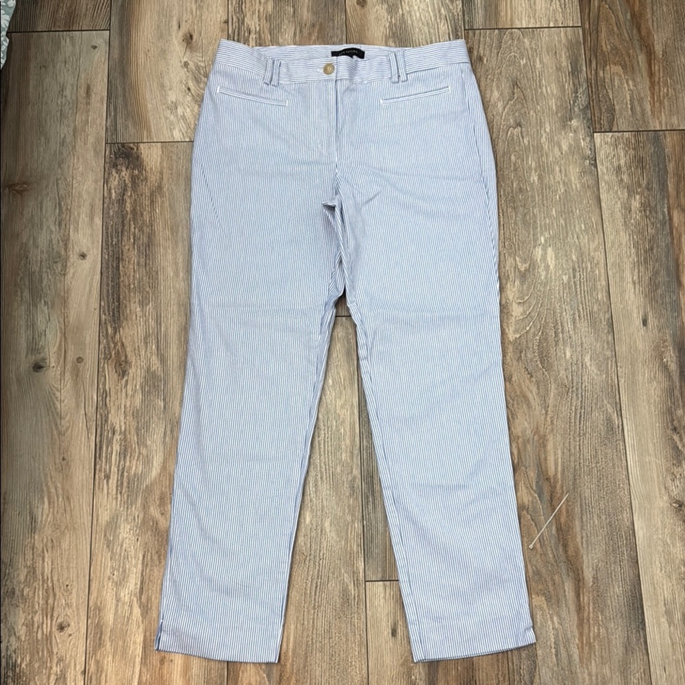 Ann Taylor Blue & White Striped Pants Size 6T